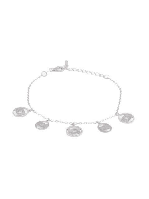 

bebe Women Silver-Plated Charm Bracelet