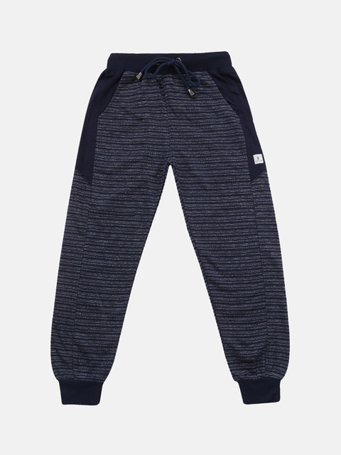 

Lil Tomatoes Boys Navy Blue Striped Joggers