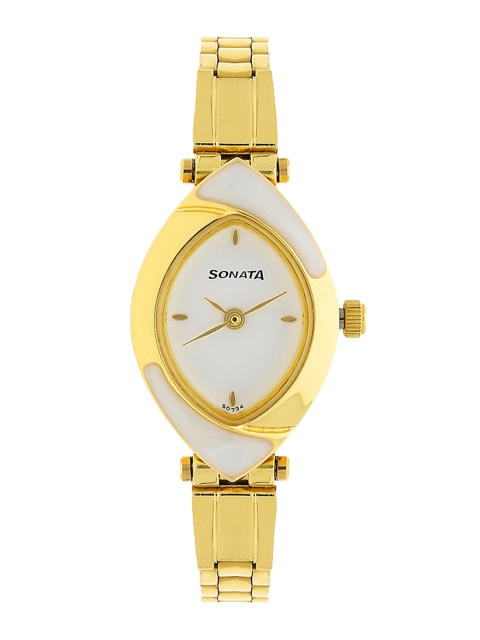 

Sonata Women White Analogue Watch 8069YM03