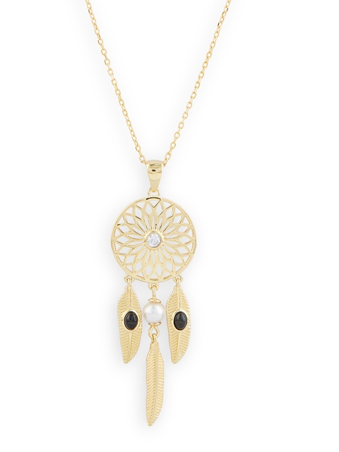 

bebe Gold-Plated Dream Catcher Pendant With Chain
