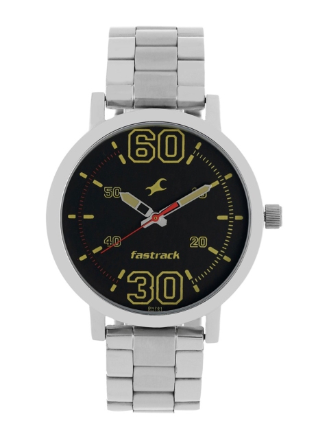 

Fastrack Men Black Analogue Watch 38052SM02
