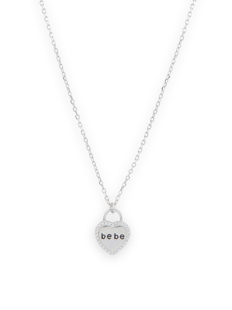 

bebe Women Silver-Plated Necklace