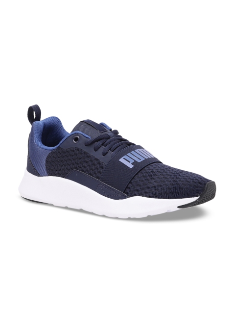 

Puma Unisex Navy Blue Wired Running Shoes