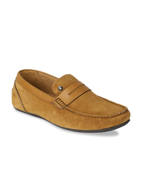 

Louis Philippe Men Mustard Yellow Loafers