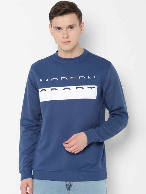 

Allen Solly Sport Men Blue & White Printed Sweatshirt