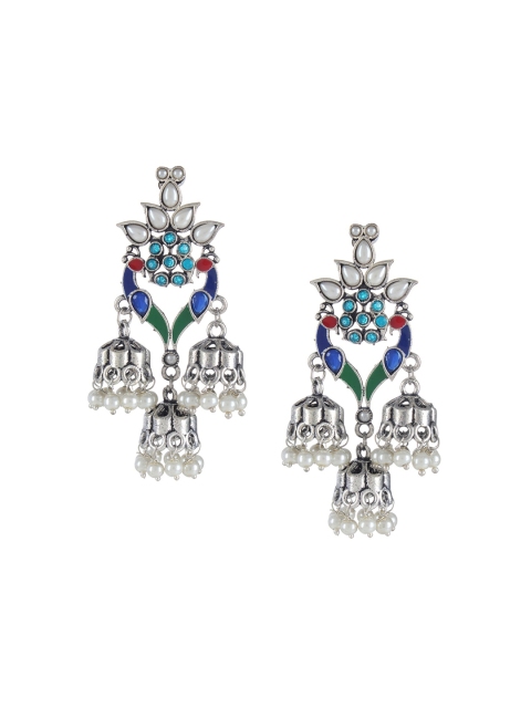

Mali Fionna Multicoloured Classic Drop Earrings, Multi