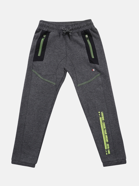 

Lil Tomatoes Boys Grey Printed Track Pants