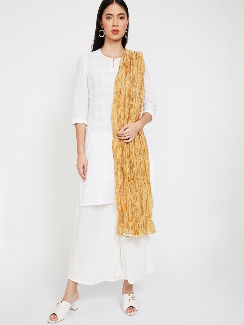 

Melange by Lifestyle Women Gold-Toned Solid Dupatta