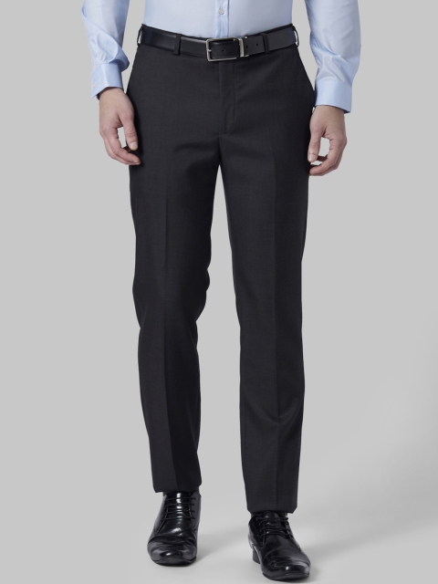 

Park Avenue Men Black Regular Fit Solid Formal Trousers