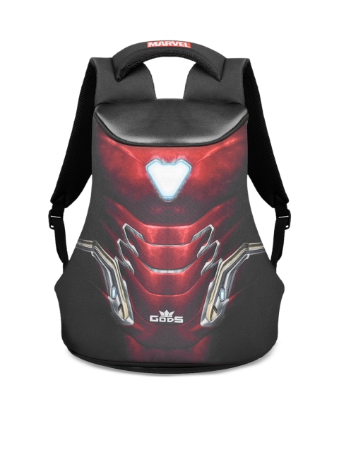 

GODS Unisex Black Graphic Backpack