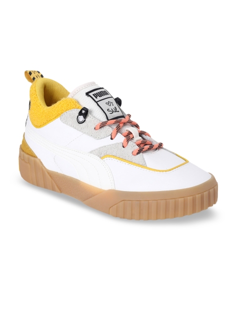 

Puma Women White Cali Sue Tsai Sneakers