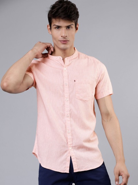 

HIGHLANDER Men Coral Slim Fit Solid Casual Shirt
