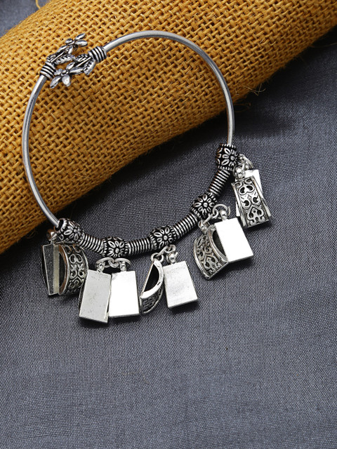 

ZeroKaata Silver-Plated Oxidized Bracelet