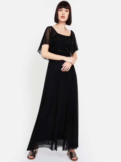 

CODE by Lifestyle Women Black Solid Maxi Dress