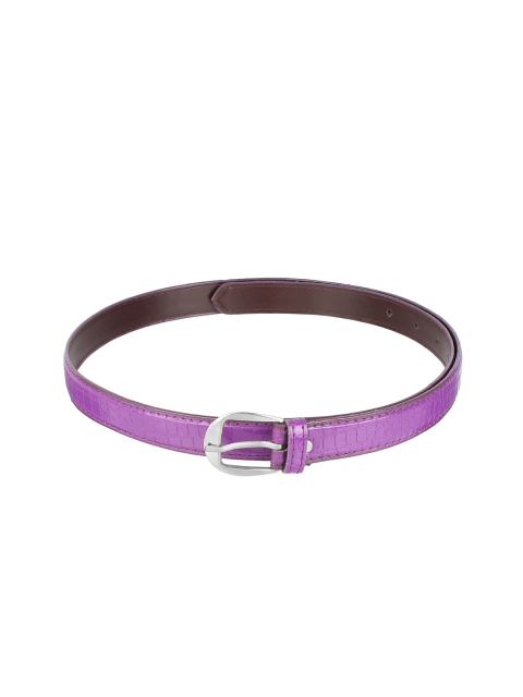 

LONDON FASHION hob Women Purple Solid Slim Belt