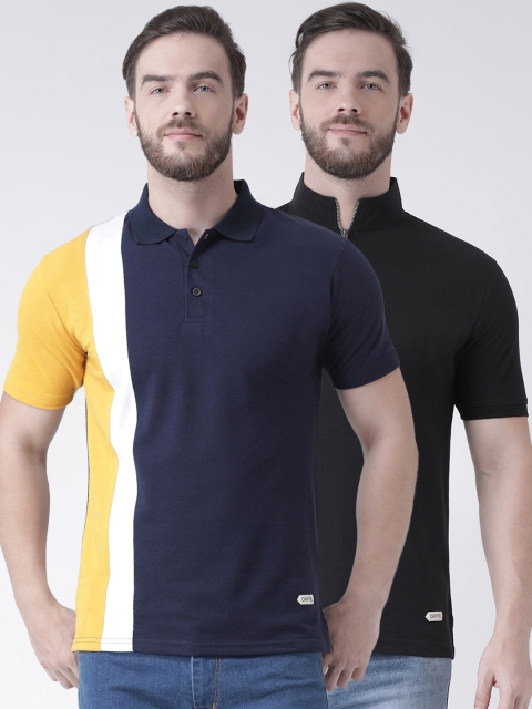

GRIFFEL Men Pack Of 2 T-shirts, Navy blue