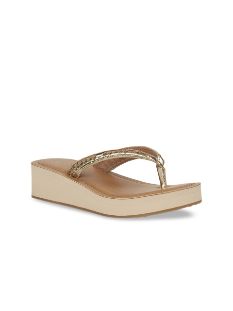 

ALDO Women Gold-Toned Solid Heels