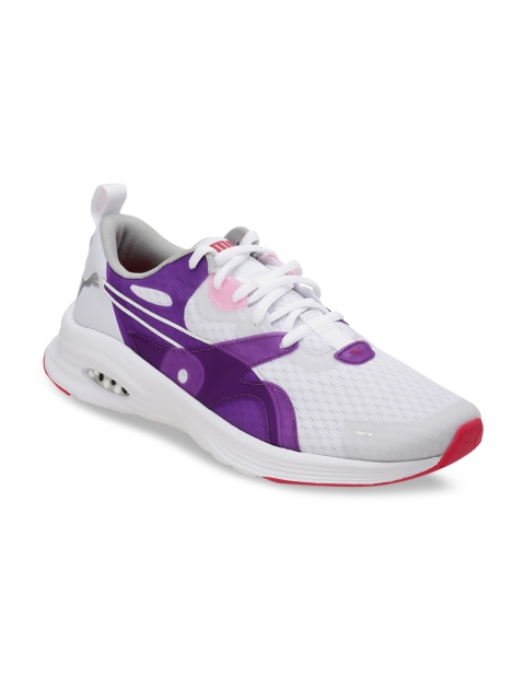 

Puma Kids White Textile Hybrid Fuego Jr Running Shoes