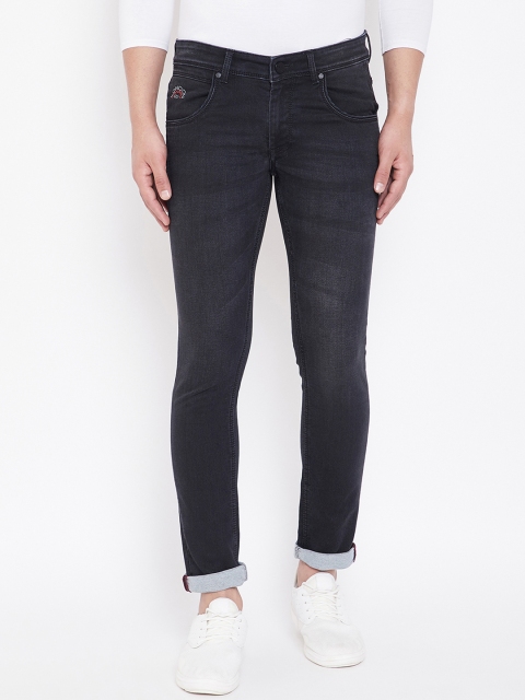 

Canary London Men Black Skinny Fit Low-Rise Clean Look Stretchable Jeans