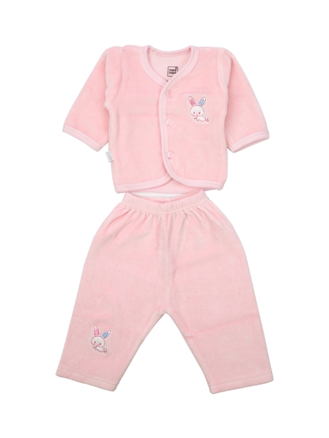 

MeeMee Infants Pink Solid Top with Lounge Pants