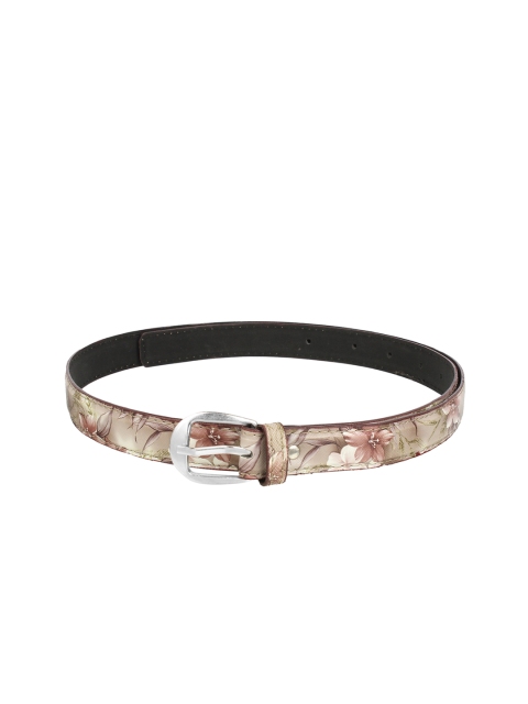 

LONDON FASHION hob Women Brown Printed Slim Belt