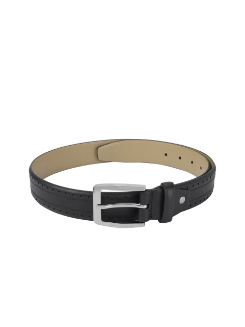 

Park Avenue Men Black Solid Belt