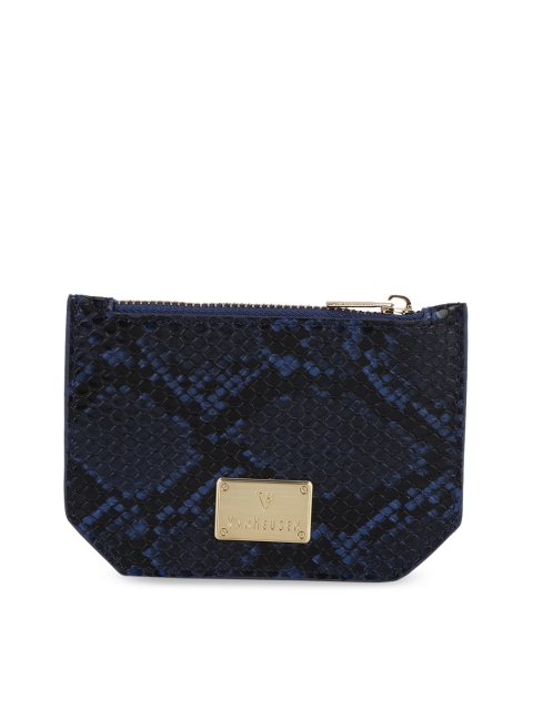 

Van Heusen Woman Navy Blue Snakeskin Printed Clutch