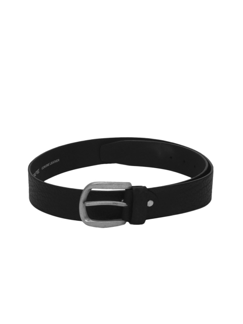 

Red Tape Men Black Textured Belt