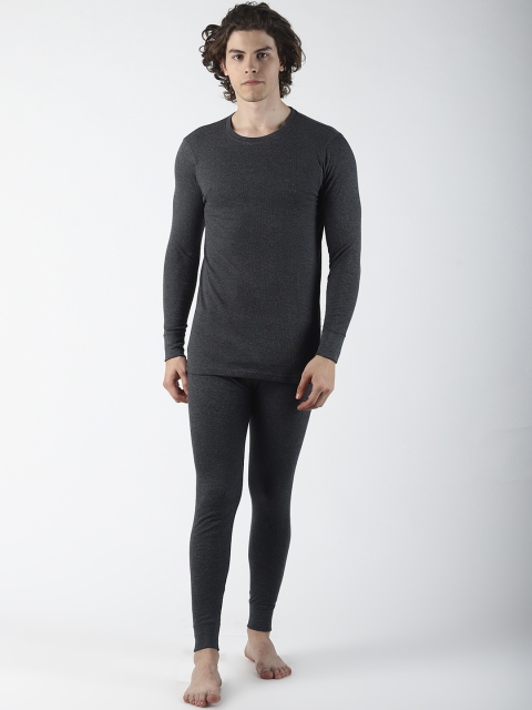 

Force NXT Men Charcoal Grey Solid Assorted Thermal Set