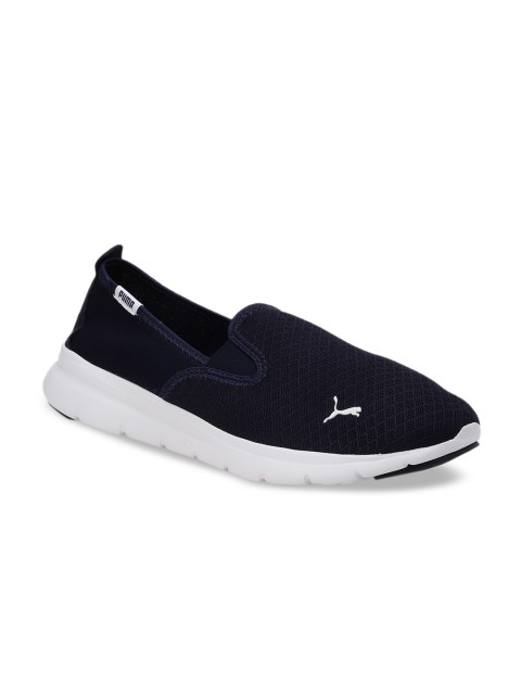 

Puma Unisex Navy Blue Flex Essential Slip On