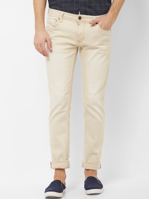 

Integriti Men Khaki Slim Fit Mid-Rise Clean Look Jeans