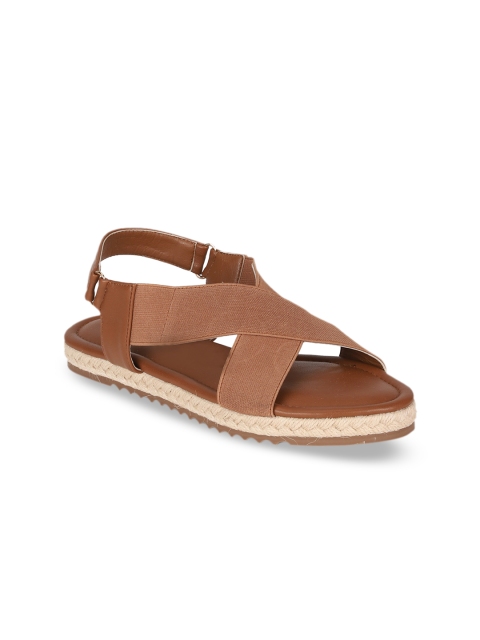 

Van Heusen Woman Women Brown Solid Open Toe Flats
