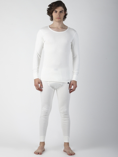 

Force NXT Men White Solid Assorted Thermal Set