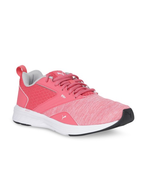 

Puma Girls Pink Mesh NRGY Comet Jr Running Shoes