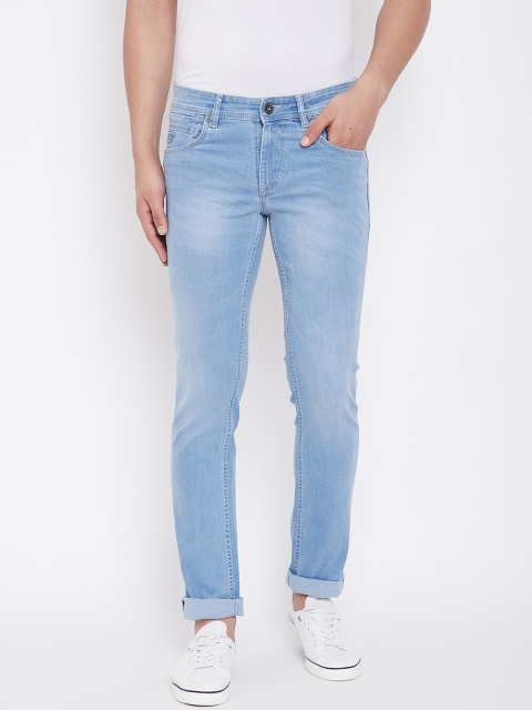 

American Archer Men Blue Slim Fit Low-Rise Clean Look Stretchable Jeans