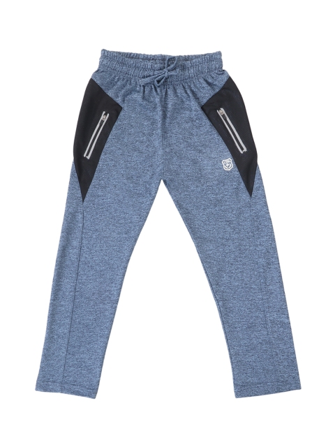

Lil Tomatoes Boys Blue Solid Track Pants