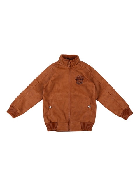 

Pantaloons Junior Boys Brown Solid Jacket
