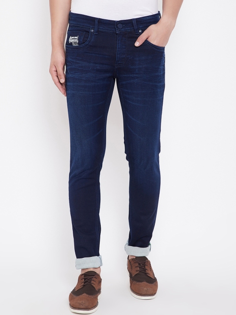

Canary London Men Blue Skinny Fit Mid-Rise Clean Look Stretchable Jeans