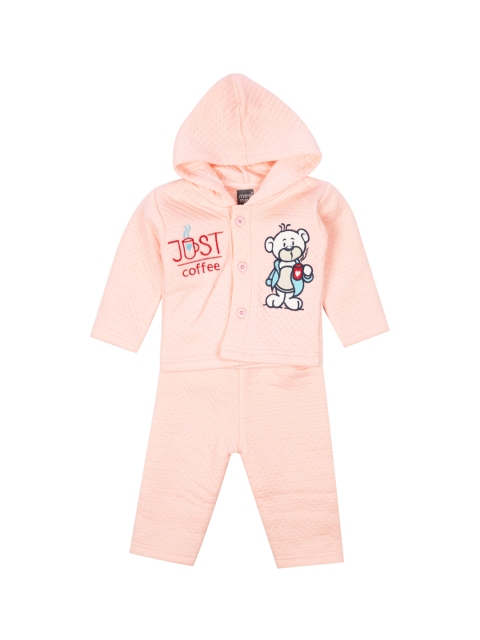 

MeeMee Infants Pink Solid Top with Lounge Pants