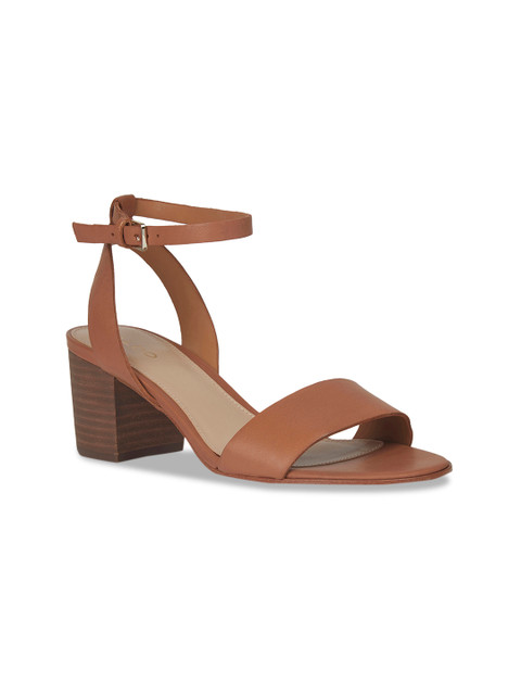 

ALDO Women Tan Brown Solid Heels