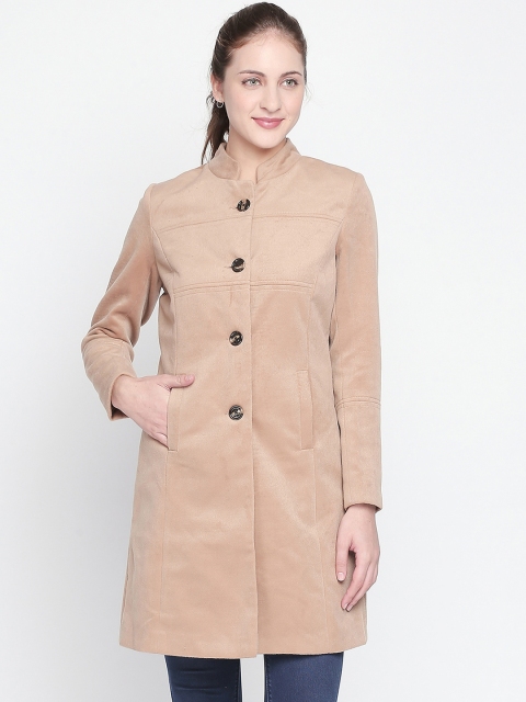 

Annabelle by Pantaloons Women Cream-Coloured Solid Parka