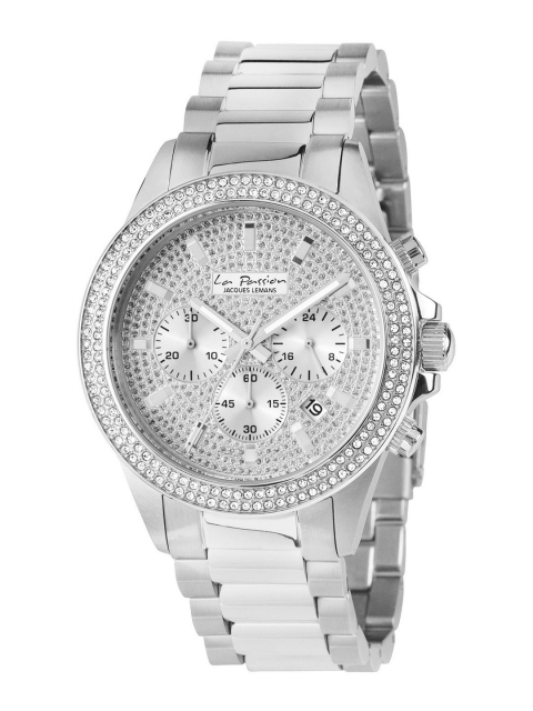 

Jacques Lemans Women White Analogue Watch LP-112A
