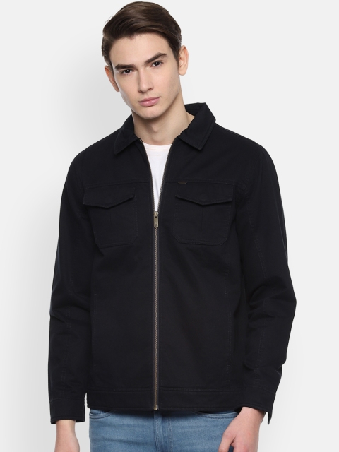 

Van Heusen Sport Men Black Solid Denim Jacket