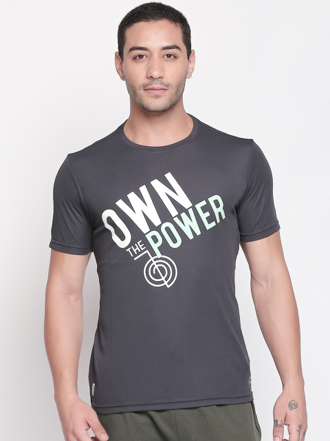 

Ajile by Pantaloons Men Grey Printed Round Neck T-shirt