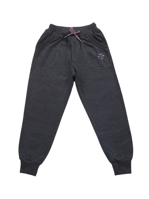 

Lil Tomatoes Boys Grey Solid Joggers