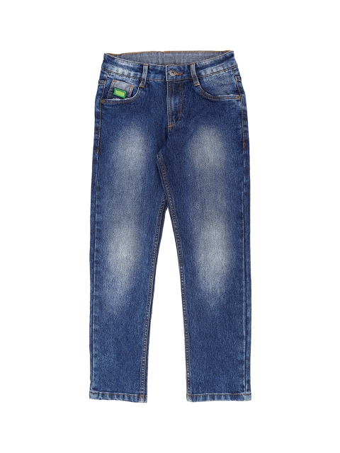 

Pantaloons Junior Boys Blue Tapered Fit Mid-Rise Clean Look Jeans