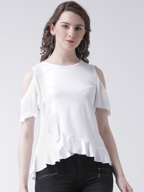 

The Vanca Women White Solid Top