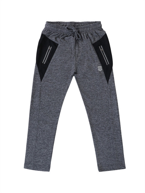 

Lil Tomatoes Boys Grey Solid Track Pants