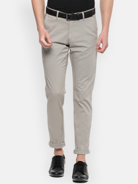

Van Heusen Sport Men Grey Slim Fit Solid Regular Trousers