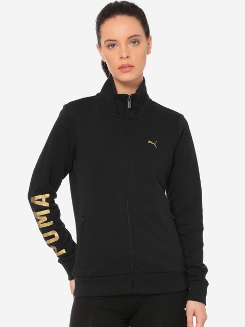 

Puma Women Black Sweat Jacket TR